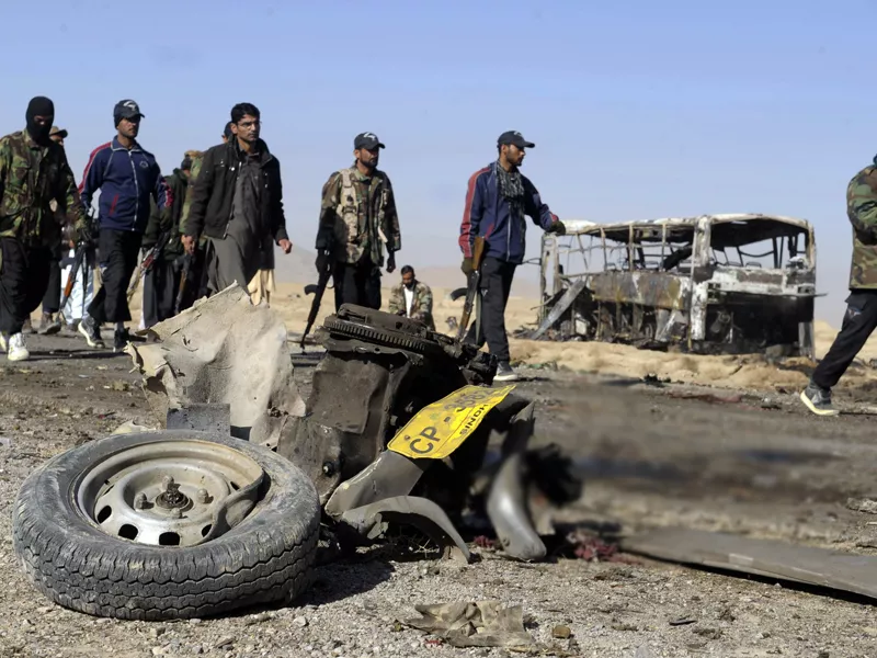 security personnel cordon off the site of a car bomb attack on shia pilgrims buses in mastung on december 30 2012 photo afp security personnel cordon off the site of a car bomb attack on shia pilgrims buses in mastung on december 30 2012 photo afp