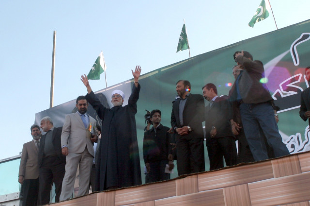 dr tahirul qadri arrives at a public gathering in karachi on january 1 2013 photo athar khan express dr tahirul qadri arrives at a public gathering in karachi on january 1 2013 photo athar khan express