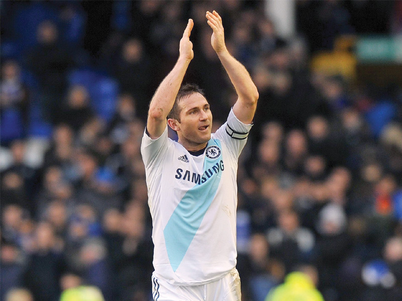 lampard was the star of the show in chelsea s win over everton at the weekend photo afp