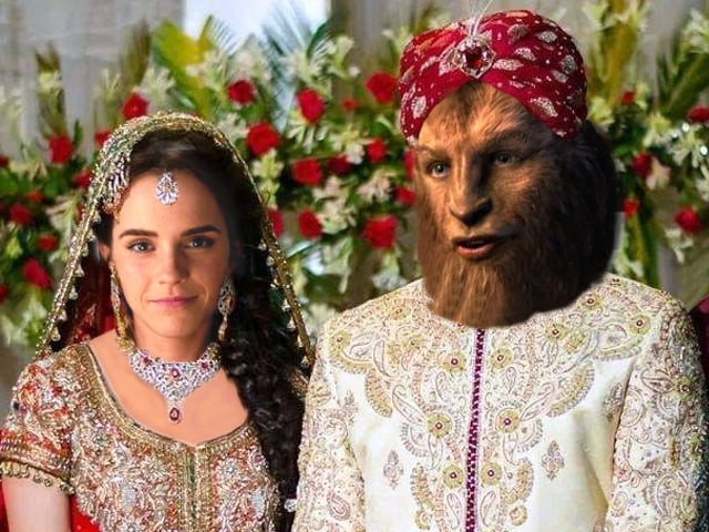 to free him belle gives herself up in his place as a trade off