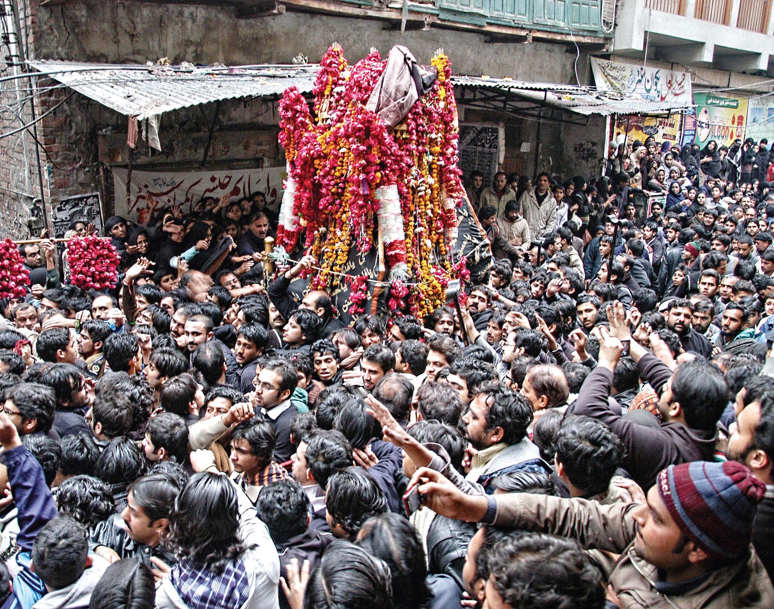 sindh madressatul islam university smiu and its affiliated institutions observe chehlum of hazrat imam hussain ra photo ijaz mehmood express file