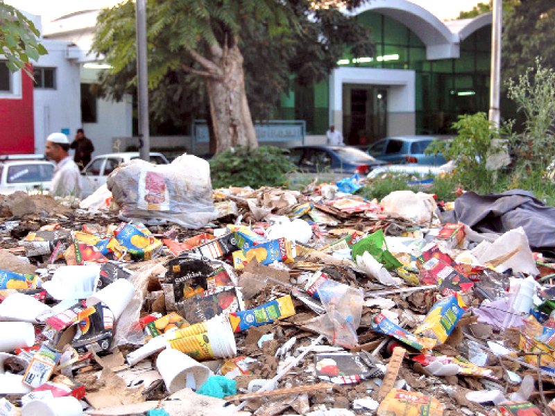 the g sectors seem to be one of the biggest casualties of litter photo muhammad javaid express