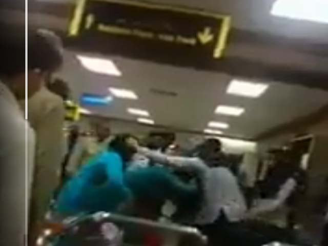 the recent assault on the female passengers is the apical point of a culture of aggressiveness among security personnel at bbia photo screenshot the recent assault on the female passengers is the apical point of a culture of aggressiveness among security personnel at bbia photo screenshot
