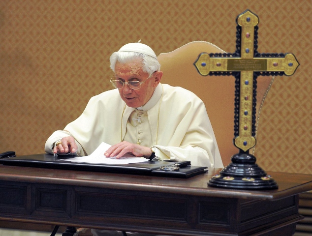 pope benedict xvi called for a ceasefire and 039 constructive dialogue 039 in syria photo afp file