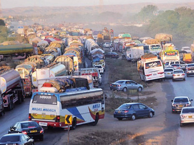 goods transporters strike continues