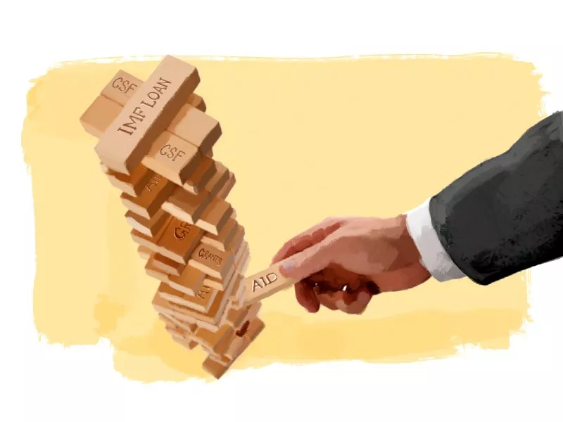 officials says the size of the bailout programme is still under discussion illustration jamal khurshid officials says the size of the bailout programme is still under discussion illustration jamal khurshid