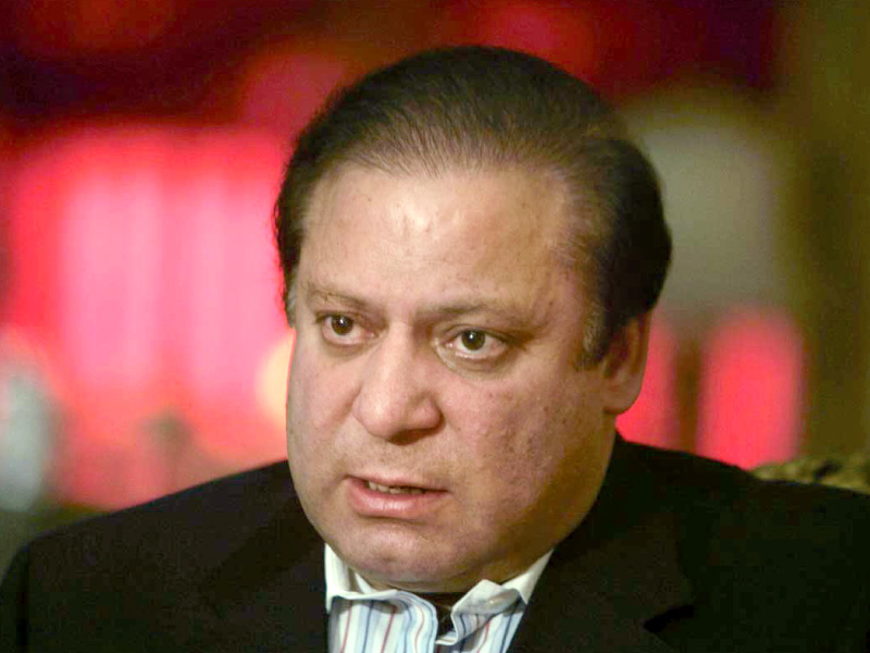 sharif said he will try his best to restore normalcy to the india pakistan relationship should he be elected the next prime minister photo file