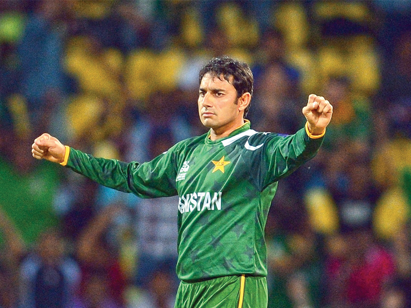 fresh from an odi series victory over india ajmal is looking forward to performing against the best in the world photo afp