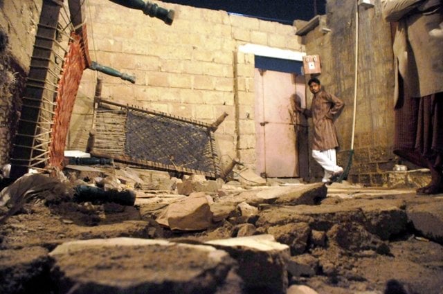 the dilapidated wall on the first floor collapsed due to a stampede witnesses said photo express mohammad noman file