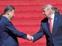 us president donald trump shakes hands with china s president xi jinping after a visit to the national archives in washington dc photo afp us president donald trump shakes hands with china s president xi jinping after a visit to the national archives in washington dc photo afp