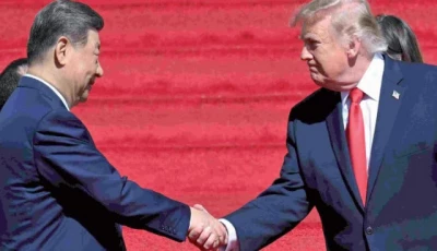 us president donald trump shakes hands with china s president xi jinping after a visit to the national archives in washington dc photo afp