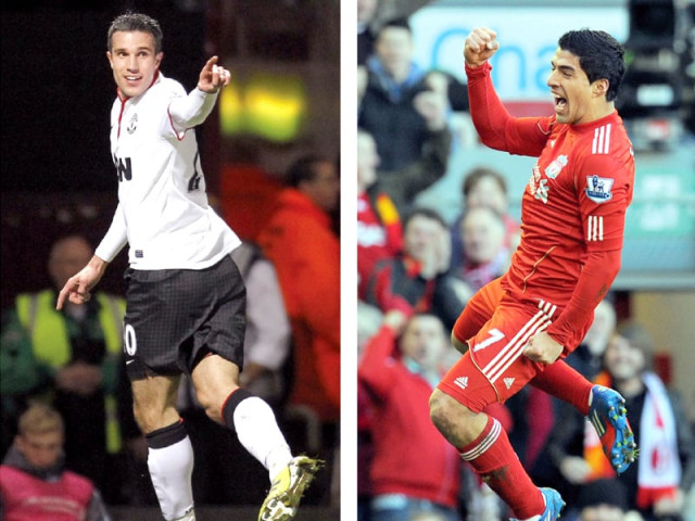 today s match will see two of the most prolific scorers in the league this season against one another robin van persie 16 goals and luis suarez 15 photo afp today s match will see two of the most prolific scorers in the league this season against one another robin van persie 16 goals and luis suarez 15 photo afp