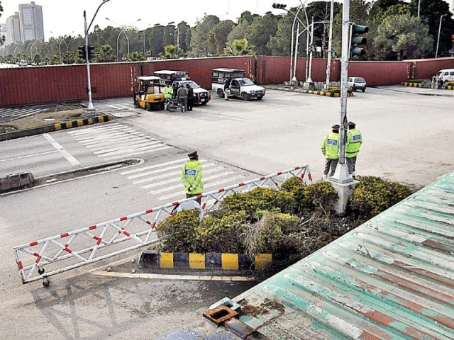 containers used to seal the blue area in the federal capital photo sana containers used to seal the blue area in the federal capital photo sana