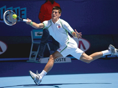 australian open djokovic inspired by historic hat trick bid