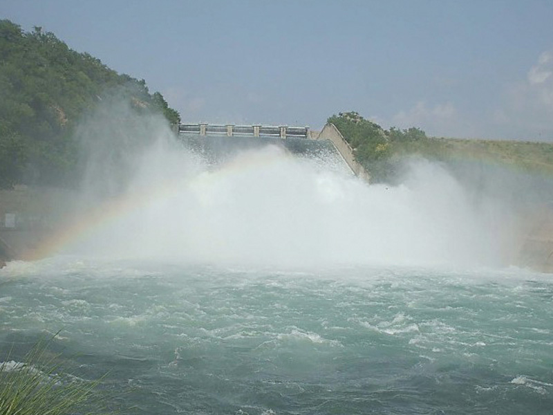 the dam will irrigate more than 362 000 acres of land and provide 350 million units of low cost electricity photo file