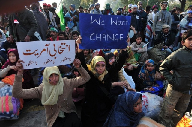 we want change now or never photo afp