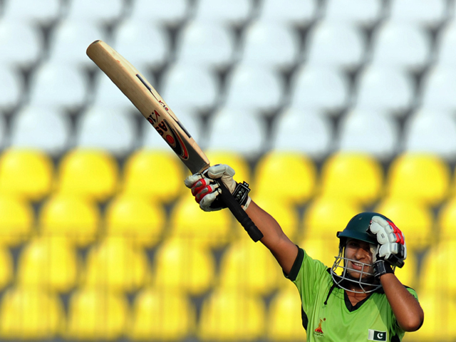 a file photo of bismah during her inning photo afp file