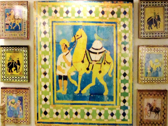 featuring photos of the famous picture wall of the lahore fort the exhibit opened on thursday evening featuring photos of the famous picture wall of the lahore fort the exhibit opened on thursday evening