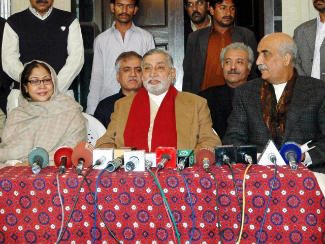 raja afzal c announcing his decision to join ppp flanked by senior ppp leaders feryal talpur l and khurshid shah r photo mohammad noman express raja afzal c announcing his decision to join ppp flanked by senior ppp leaders feryal talpur l and khurshid shah r photo mohammad noman express
