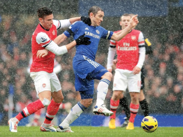 the win against arsenal was only chelsea s second triumph in the last eight games at stamford bridge photo afp the win against arsenal was only chelsea s second triumph in the last eight games at stamford bridge photo afp