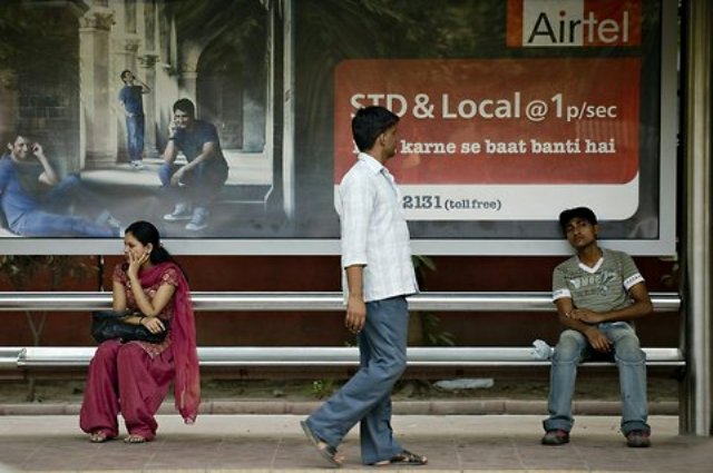 a bus stop in new delhi photo afp