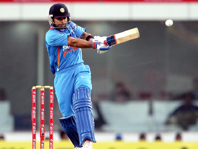 kohli scored an unbeaten 77 in the last match at ranchi photo bcci file