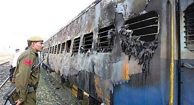 over sixty people were killed when bombs were set off in two coaches of samjhauta express running between delhi and lahore around midnight on february 18 2007 at diwana near panipat in haryana photo file
