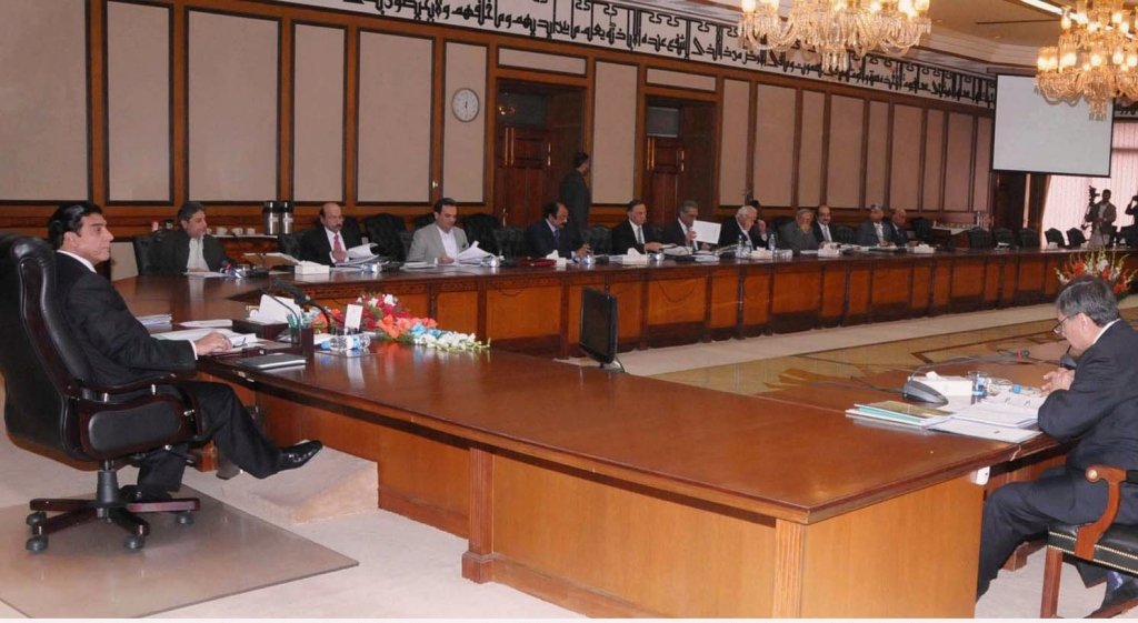 prime minister addresses a meeting of council of common interest cci at pm secretariate photo ppi