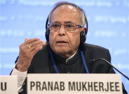 india 039 s president pranab mukherjee 039 s comments that that it is always ready to extend the hand of friendship to pakistan comes as a welcome change in tone photo reuters file