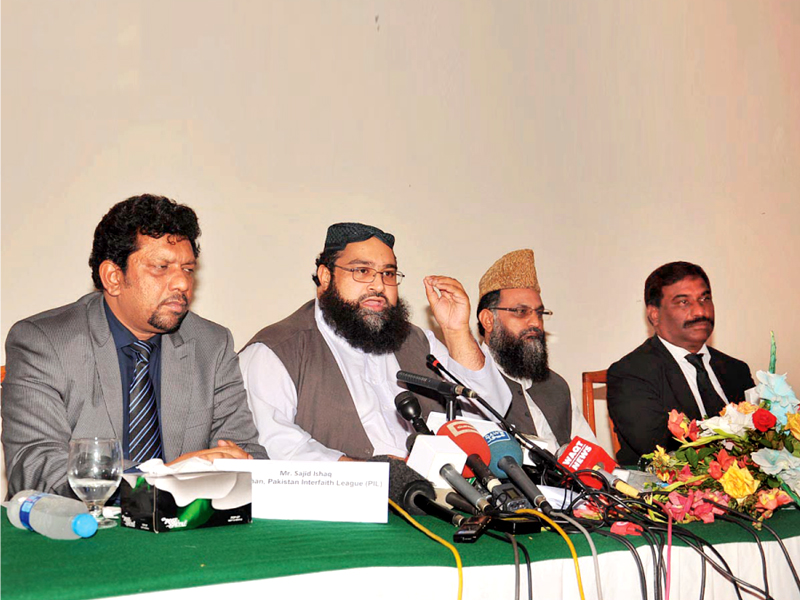 ashrafi tells the express tribune that he would support legislation which promotes interfaith harmony photo online