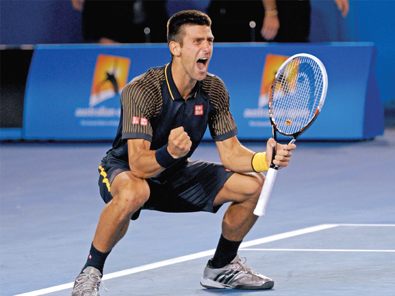 winner of now six grand slam titles djokovic is already looking forward to the roland garros in may and the davis cup tie starting this week photo afp