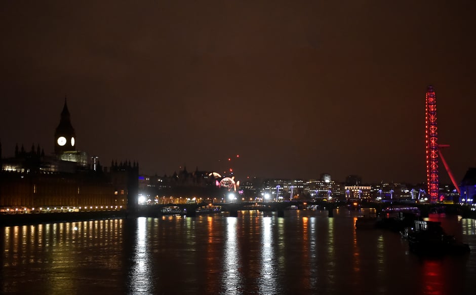 A general view of The Houses of Parliament and Westminster Bridge after an attack on Westminster Bridge in London. PHOTO: REUTERS