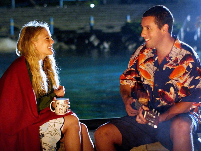 drew barrymore and adam sandler in 50first dates photo columbia courtesy everett