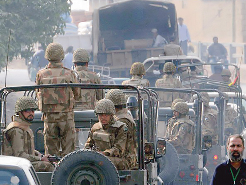 vehicles full of army personnel move along club road on january 10 the first day of the house count soon after this several political parties realised that in most areas of the city voter verification was being done in the absence of the army when they protested the chief election commissioner finally said on monday that there will be a greater presence of the army in the field photo file