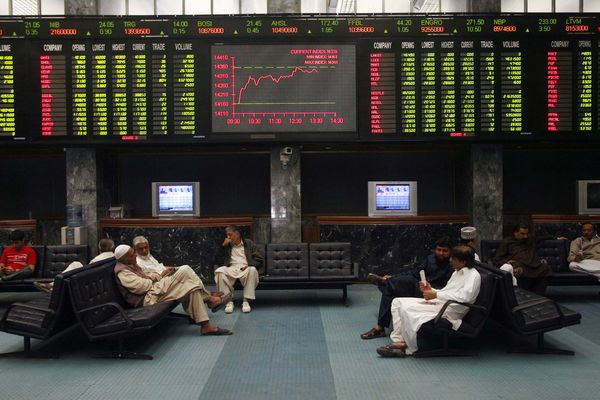 positive local and foreign interest macroeconomics boost kse 167 points photo afp
