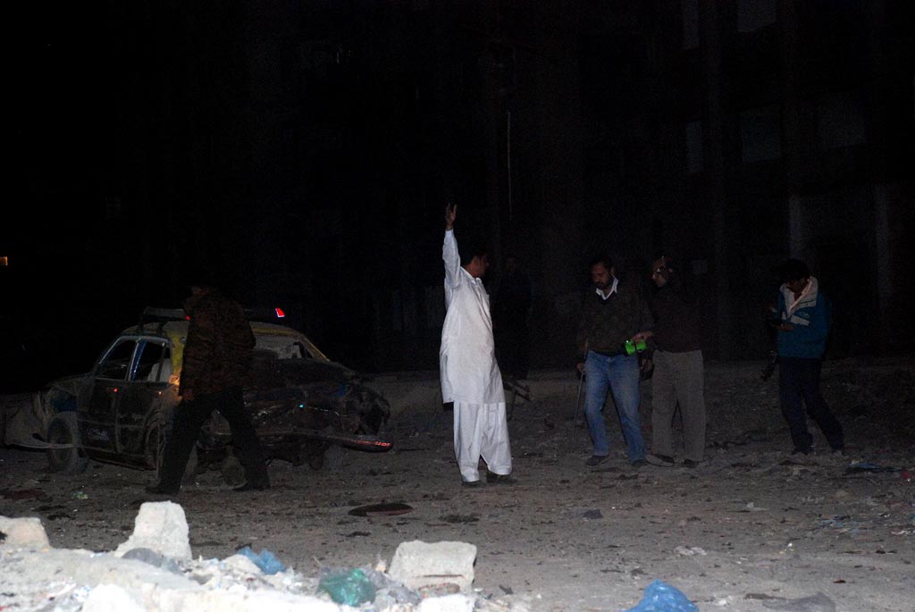 accidental explosion 3 suspected militants killed in karachi blast
