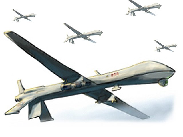 ministry says us started drone attacks in the tribal areas of pakistan from 2008 onwards photo file