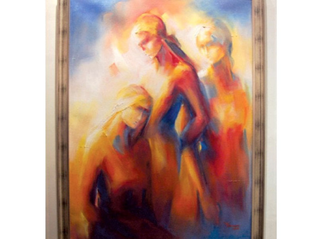 an abstract depiction of women highlighting the barriers they face in coming into their own photo muhammad javaid express an abstract depiction of women highlighting the barriers they face in coming into their own photo muhammad javaid express