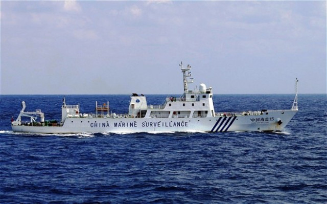 the coral fishing boat with a crew of 13 was stopped by a coastguard patrol in waters photo afp the coral fishing boat with a crew of 13 was stopped by a coastguard patrol in waters photo afp