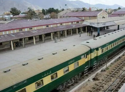 rail services halted across balochistan today