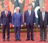 chinese president xi jinping prime minister shehbaz sharif cdf field marshal asim munir and dpm ishaq dar pose for a group photo in beijing photo app