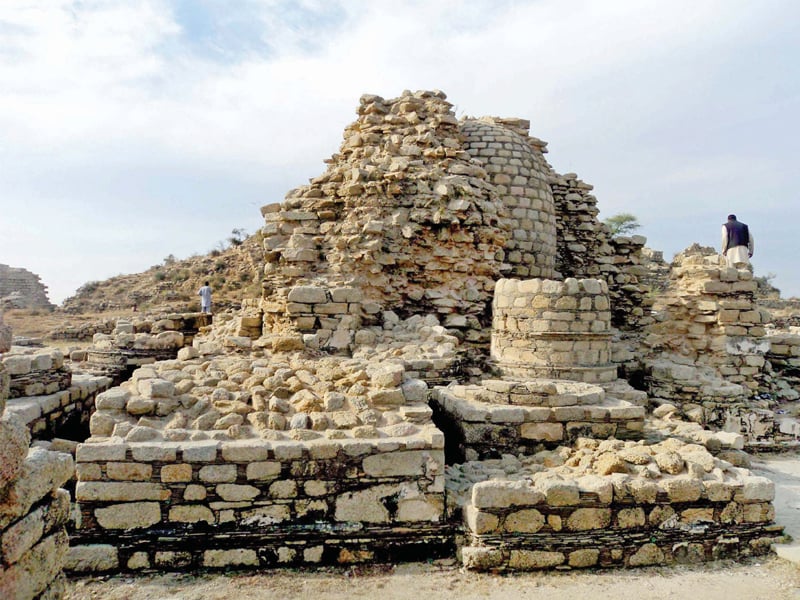 the famous rani gat mound in gandhara region photo fazal khaliq