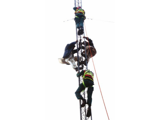 rescue officials were eventually to bring muhammad nawaz down after a standoff lasting several hours that was broadcast live on television rescue officials were eventually to bring muhammad nawaz down after a standoff lasting several hours that was broadcast live on television