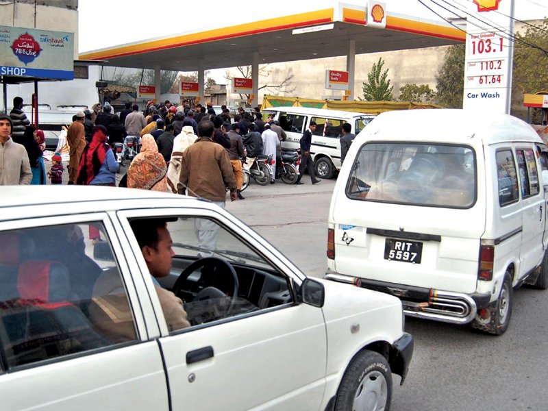 cng closures across the country have now become the norm photo muhammad javaid express file