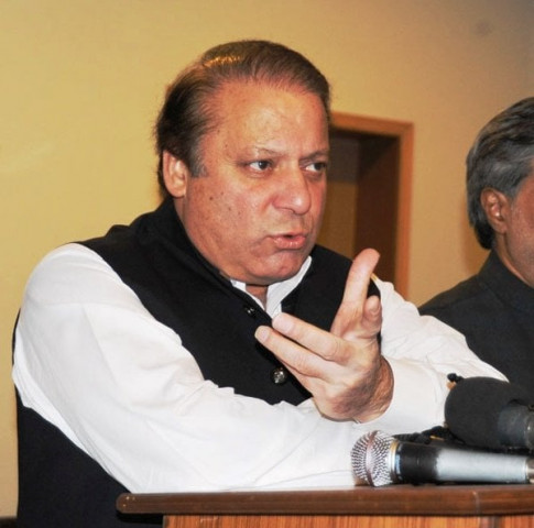 a file photo of pml n chief nawaz sharif during a press conference photo sana file a file photo of pml n chief nawaz sharif during a press conference photo sana file