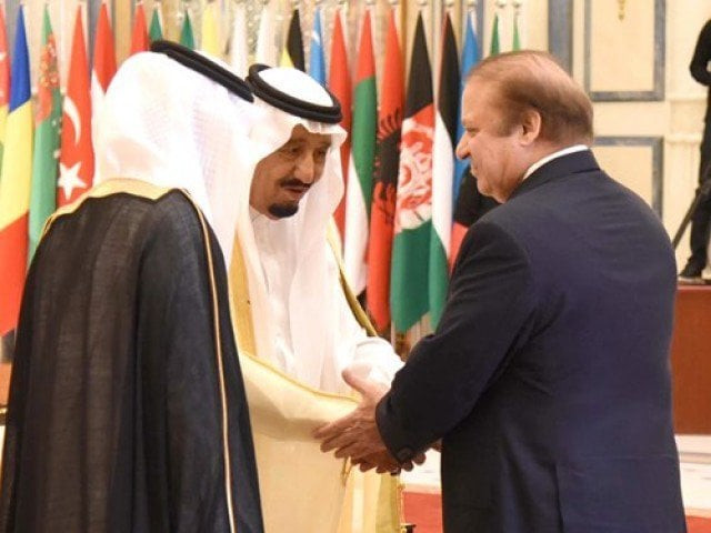 prime minister nawaz sharif was received by king salman upon arrival at arab islamic american summit at riyadh photo pid prime minister nawaz sharif was received by king salman upon arrival at arab islamic american summit at riyadh photo pid