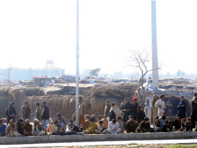 eviction of slum dwellers fearing resistance cda shelves plan for third time