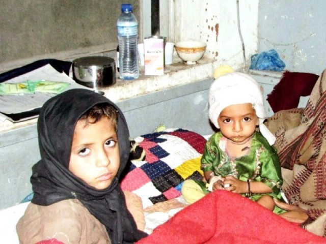 children suffering from measles have been admitted at a hospital in hyderabad photo file