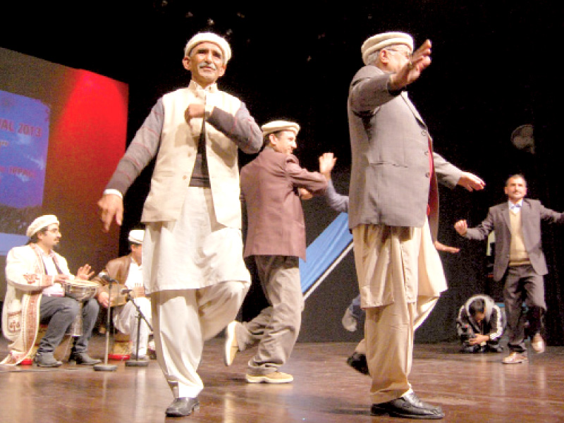 the festival featured local dances of the gilgit balistan region photo muhammad javaid express