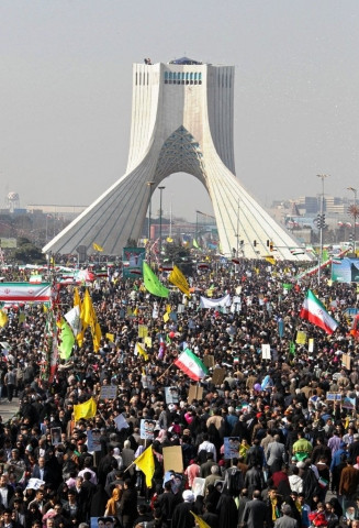 iranians attend a rally in tehran 039 s azadi square freedom square to mark the 34th anniversary of the islamic revolution photo afp iranians attend a rally in tehran 039 s azadi square freedom square to mark the 34th anniversary of the islamic revolution photo afp